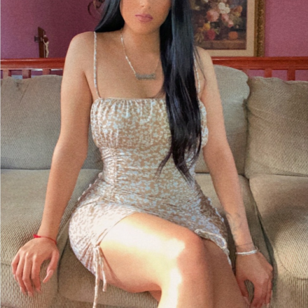 Floral summer dress.